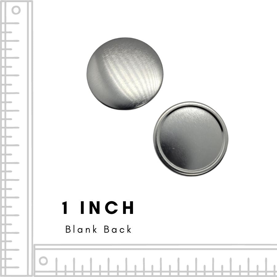 1 Inch Flat Back Button
