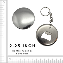 Load image into Gallery viewer, 2.25 Inch Bottle Opener Key Chain