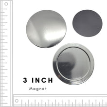 Load image into Gallery viewer, 3 inch magnet blank customizable
